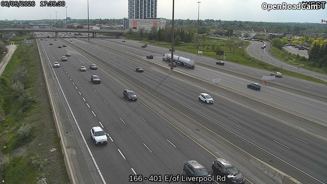 Highway 401 East of Liverpool Road
