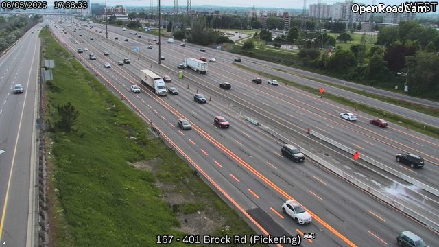 Highway 401 near Brock Road