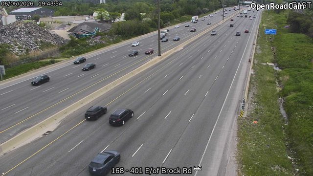 Highway 401 East of Brock Road