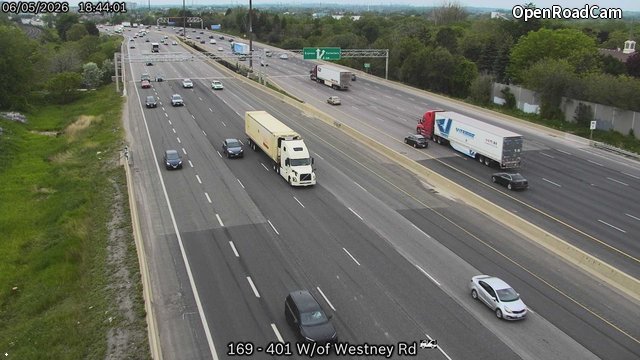 Highway 401 West of Westney Road
