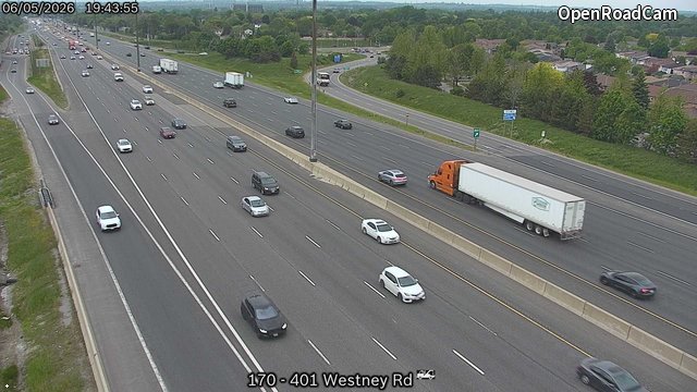 Highway 401 near Westney Road
