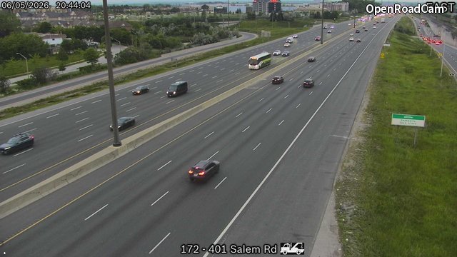 Highway 401 near Salem Road