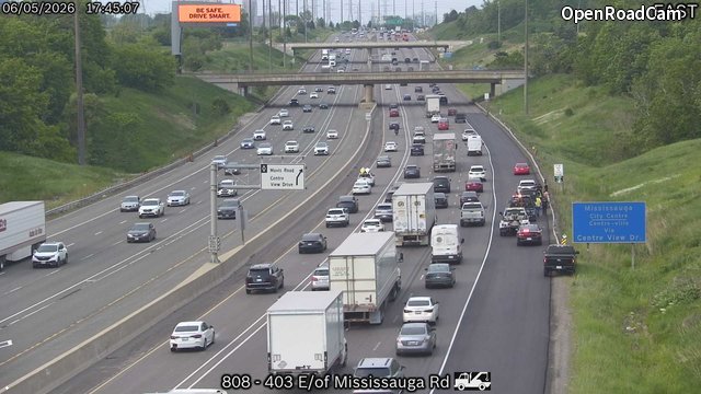 Highway 403 East of Mississauga Road