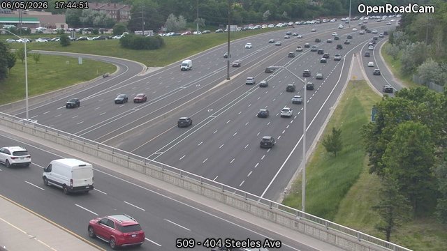 Highway 404 Near Steeles Avenue