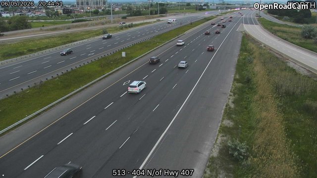 Highway 404 North of Highway 407