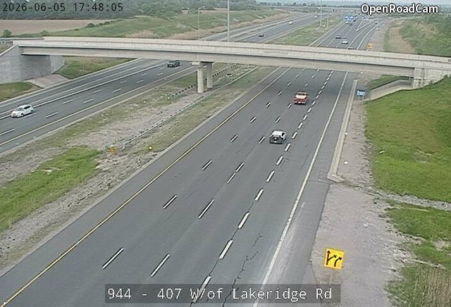 Highway 407 West of Lakeridge Road