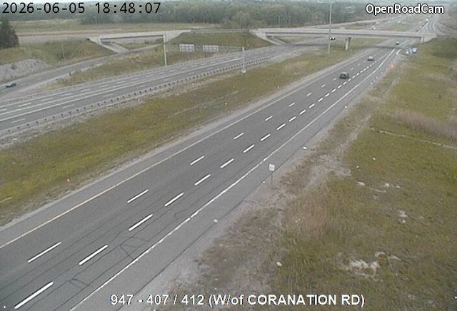 Highway 407 / 412 (West of Coronation Road)