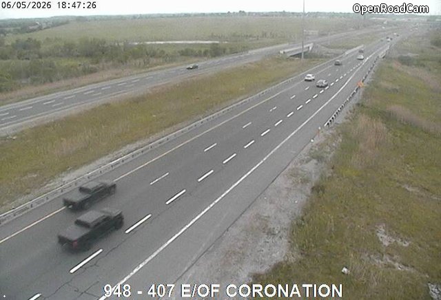 Highway 407 East of Coronation Road