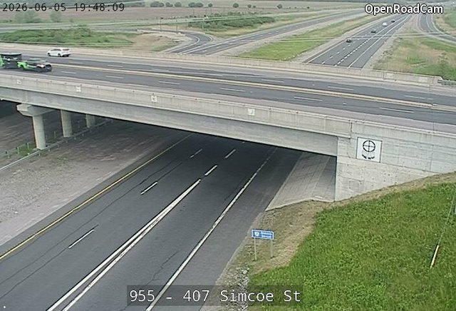 Highway 407 Near Simcoe Street