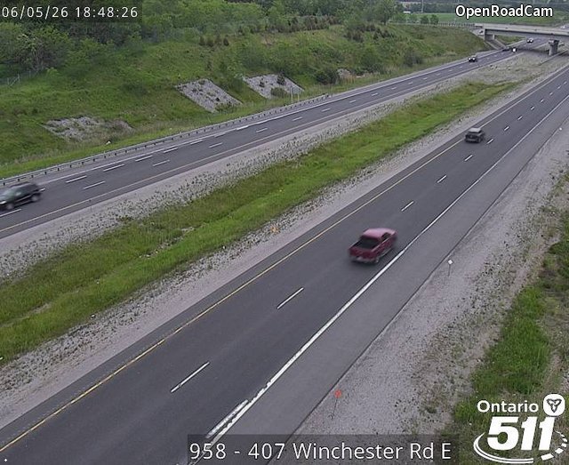 Highway 407 near Winchester Road East