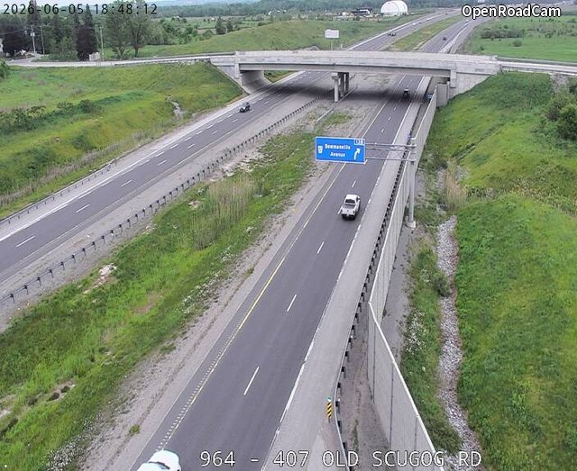Highway 407 near Old Scugog Road