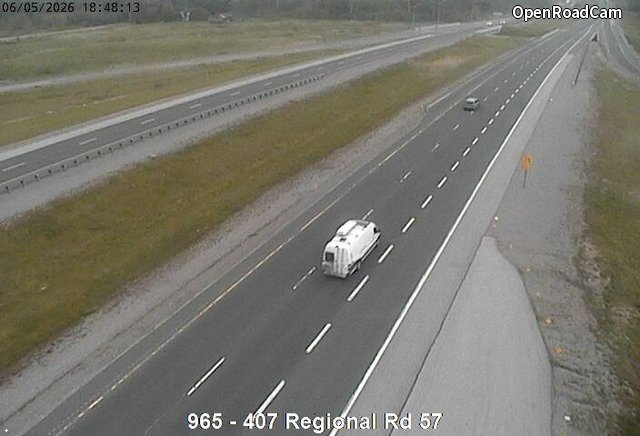 Highway 407 near Regional Road 57