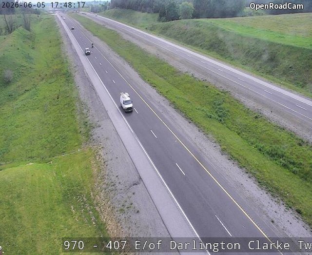 Highway 407 East of Darlington Clarke Townline Road