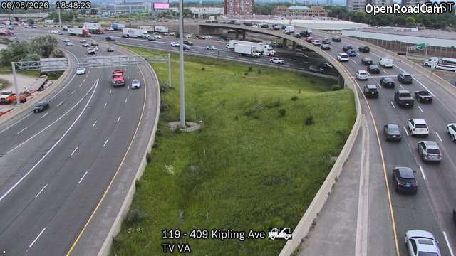 Highway 409 near Kipling Avenue