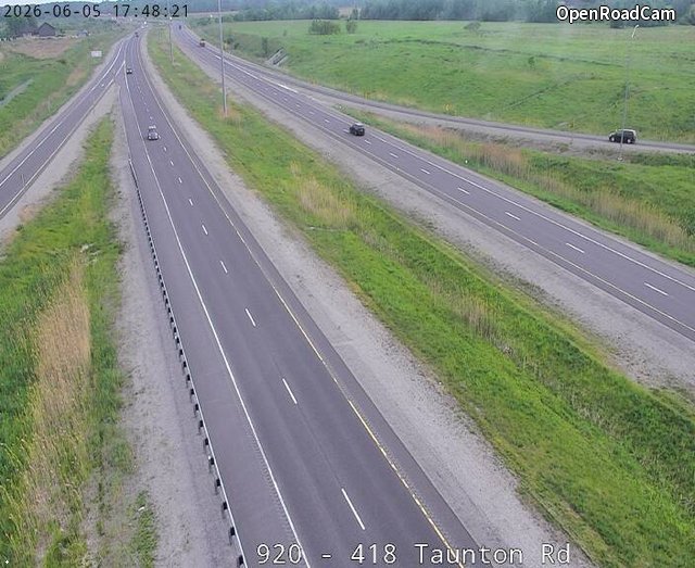 Highway 418 near Taunton Road