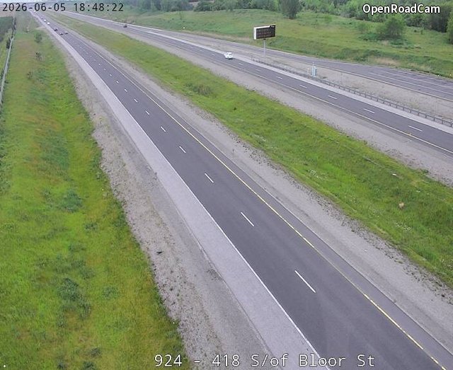 Highway 418 South of Bloor Street