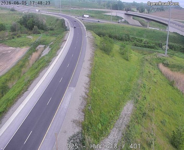 Highway 418 near Highway 401