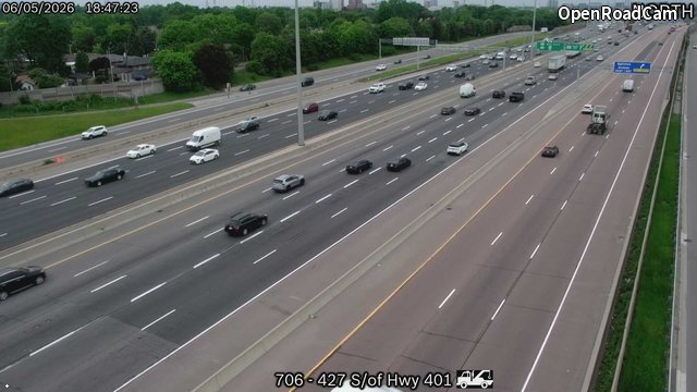Highway 427 South of Highway 401