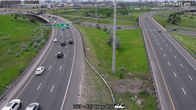 Highway 427 near Highway 401