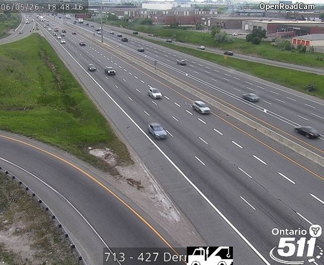 Highway 427 near Derry Road