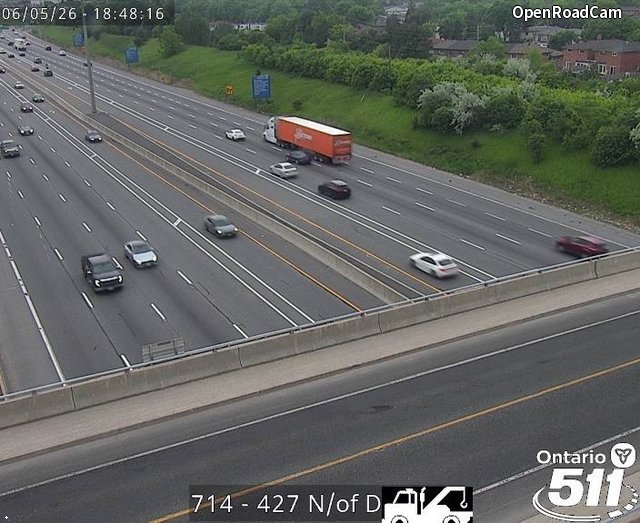 Highway 427 North of Derry Road