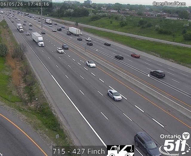 Highway 427 near Finch Avenue West