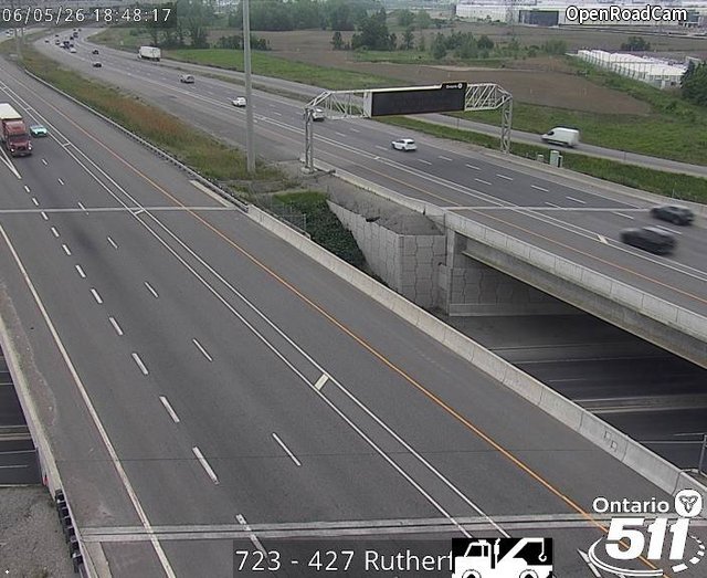 Highway 427 near Rutherford Road