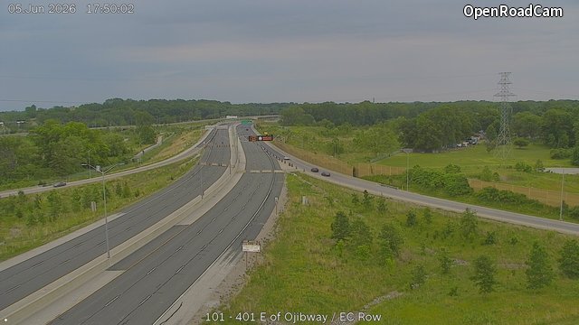 Highway 401 near Ojibway Parkway/EC Row Expressway