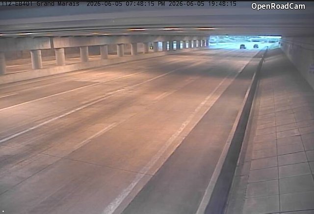 Highway 401 in Grand Marais Tunnel (East Portal)