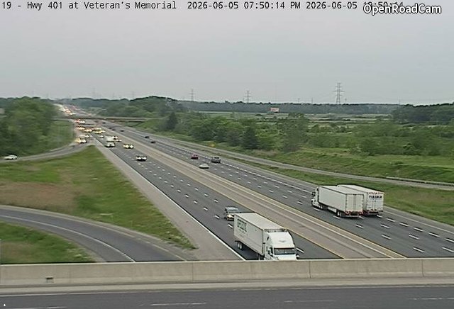 Highway 401 near Veterans Memorial Pkwy