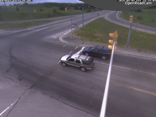 Highway 7 at Emily Park Road