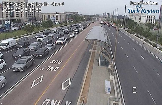 Highway 7 and Leslie Street