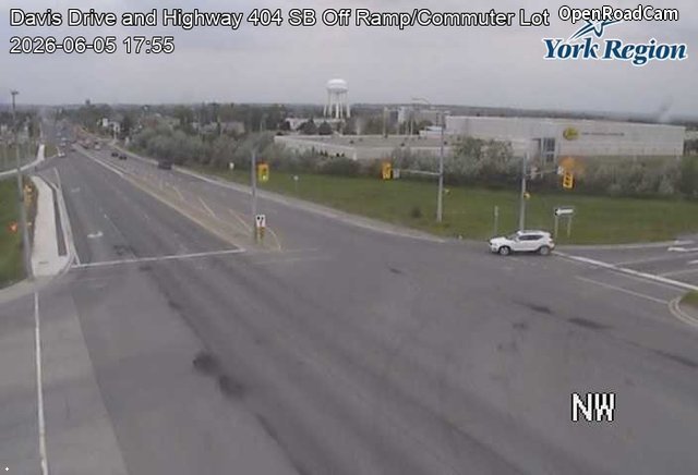 Davis Drive and Highway 404 SB Off Ramp/Commuter Lot