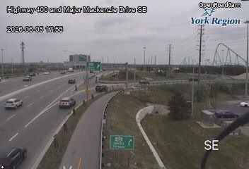 Highway 400 and Major Mackenzie Drive SB
