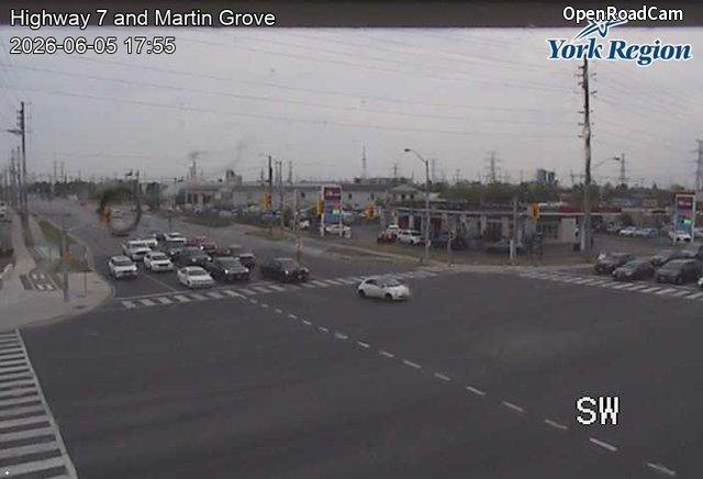 Highway 7 and Martin Grove