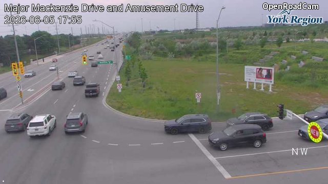 Major Mackenzie Drive and Amusement Drive