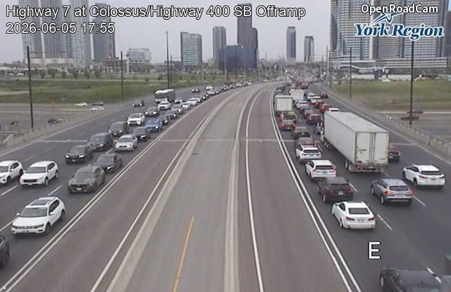 Highway 7 at Colossus/Highway 400 SB Offramp