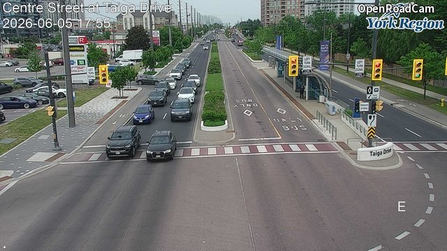 Centre Street at Taiga Drive