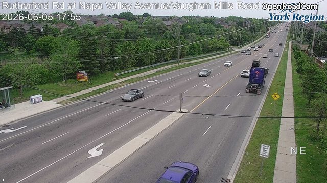 Rutherford Rd at Napa Valley Avenue/Vaughan Mills Road