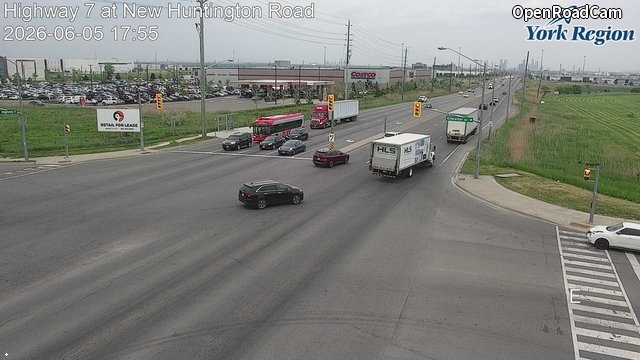 Highway 7 at New Huntington Road