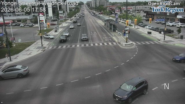 Yonge Street at Weldrick Road
