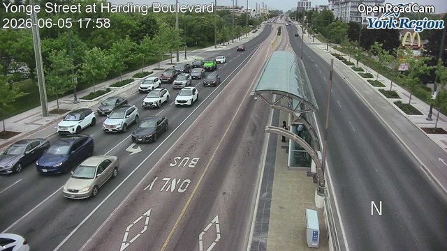 Yonge Street at Bernard Avenue/Canyon Hill Avenue