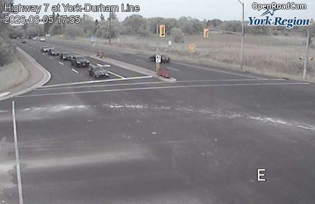 Highway 7 at York-Durham Line