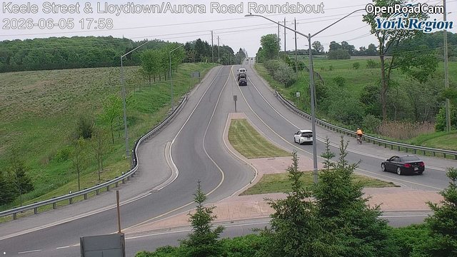 Keele Street & Lloydtown/Aurora Road Roundabout