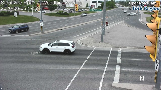 Stouffville Road at Woodbine Avenue