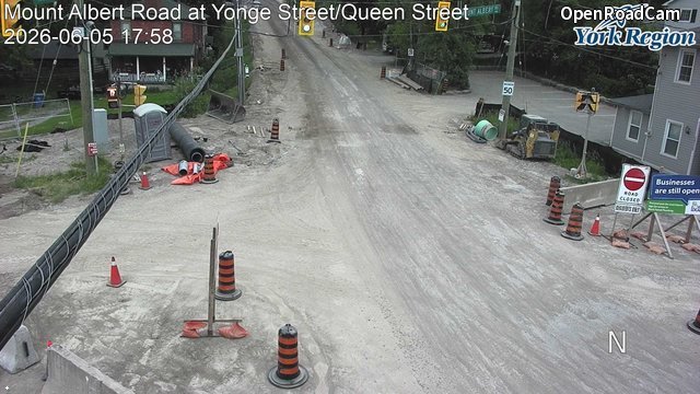 Mount Albert Road at Yonge Street/Queen Street