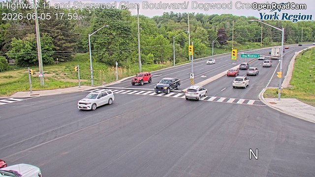 Highway 11 and Sherwood Glen Boulevard/ Dogwood Cresent