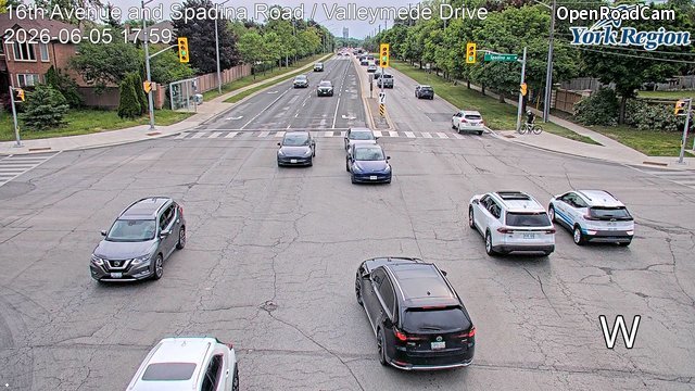 16th Ave. at Spadina Rd. / Valleymede Dr.