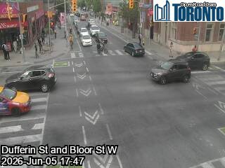 DUFFERIN ST & BLOOR ST W