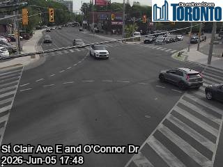 O CONNOR DR & ST CLAIR AVE E